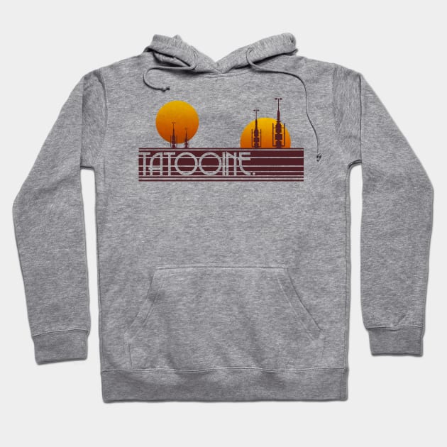 Twin Suns Tatooine Hoodie by reintdale